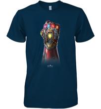 Load image into Gallery viewer, Marvel Avengers Endgame Infinity Stone Gauntlet Color Logo Men's Premium T-Shirt
