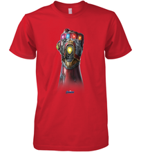 Load image into Gallery viewer, Marvel Avengers Endgame Infinity Stone Gauntlet Color Logo Men's Premium T-Shirt
