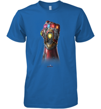 Load image into Gallery viewer, Marvel Avengers Endgame Infinity Stone Gauntlet Color Logo Men's Premium T-Shirt
