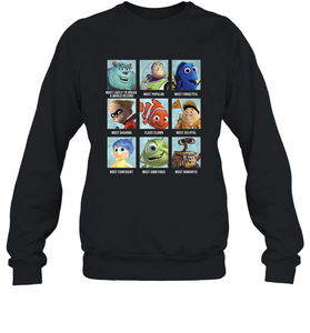 Disney Pixar Collection Character Yearbook Crewneck Sweatshirt