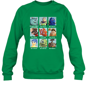 Disney Pixar Collection Character Yearbook Crewneck Sweatshirt