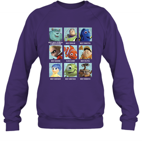 Disney Pixar Collection Character Yearbook Crewneck Sweatshirt