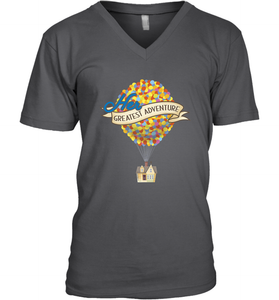 Disney Pixar Up Her Greatest Adventure House Men's V-Neck