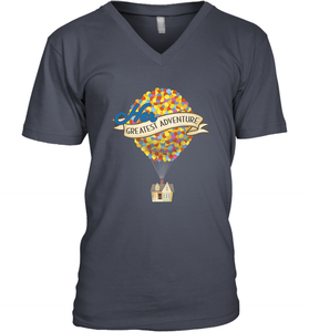 Disney Pixar Up Her Greatest Adventure House Men's V-Neck