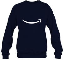 Load image into Gallery viewer, Smile Shirt  White Logo Crewneck Sweatshirt
