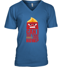 Load image into Gallery viewer, Disney Pixar Inside Out Anger Curse Quote Men&#39;s V-Neck
