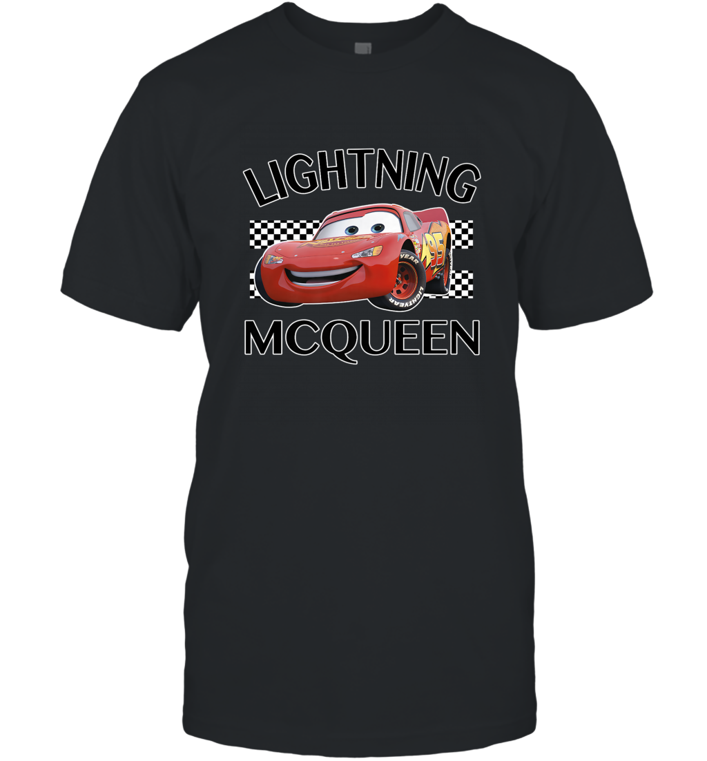 Disney Pixar Cars Lightning McQueen Finish Men's T-Shirt