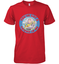 Load image into Gallery viewer, Disney Pixar Toy Story Buzz Friend In Me Men's Premium T-Shirt
