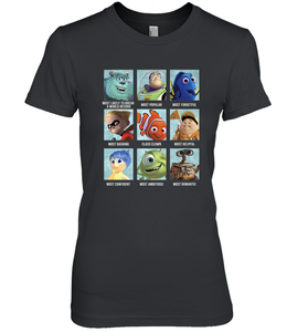 Disney Pixar Collection Character Yearbook Women's Premium T-Shirt