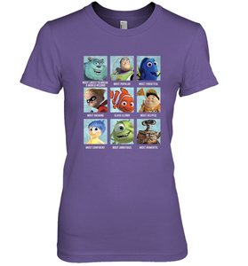 Disney Pixar Collection Character Yearbook Women's Premium T-Shirt