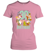 Load image into Gallery viewer, Disney Snow White Dwarfs Group Shot 30th Birthday Women's T-Shirt
