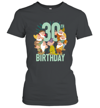 Load image into Gallery viewer, Disney Snow White Dwarfs Group Shot 30th Birthday Women's T-Shirt
