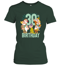 Load image into Gallery viewer, Disney Snow White Dwarfs Group Shot 30th Birthday Women's T-Shirt
