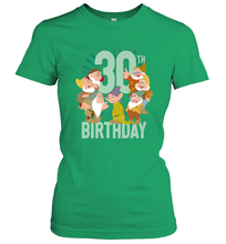 Load image into Gallery viewer, Disney Snow White Dwarfs Group Shot 30th Birthday Women's T-Shirt
