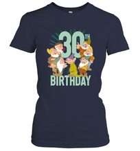 Load image into Gallery viewer, Disney Snow White Dwarfs Group Shot 30th Birthday Women's T-Shirt
