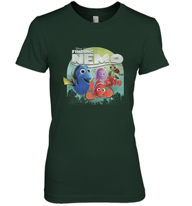 Disney Pixar Finding Nemo Group Shot Poster Women's Premium T-Shirt