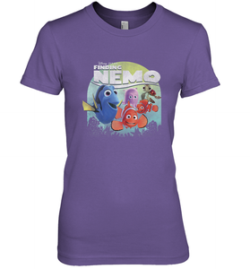 Disney Pixar Finding Nemo Group Shot Poster Women's Premium T-Shirt