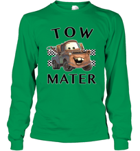 Load image into Gallery viewer, Disney Pixar Cars Tow Mater Finish Long Sleeve T-Shirt
