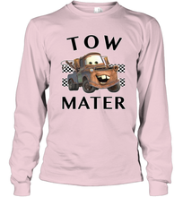 Load image into Gallery viewer, Disney Pixar Cars Tow Mater Finish Long Sleeve T-Shirt
