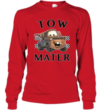 Load image into Gallery viewer, Disney Pixar Cars Tow Mater Finish Long Sleeve T-Shirt
