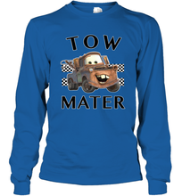 Load image into Gallery viewer, Disney Pixar Cars Tow Mater Finish Long Sleeve T-Shirt
