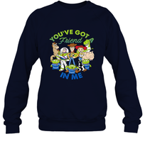 Load image into Gallery viewer, Disney Pixar Toy Story Cartoon Group Shot Crewneck Sweatshirt
