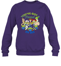 Load image into Gallery viewer, Disney Pixar Toy Story Cartoon Group Shot Crewneck Sweatshirt
