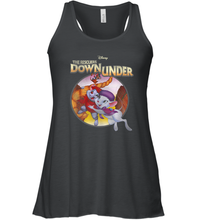Load image into Gallery viewer, Disney The Rescuers Down Under Circle Movie Logo Women's Racerback Tank
