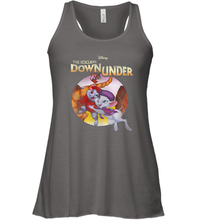 Load image into Gallery viewer, Disney The Rescuers Down Under Circle Movie Logo Women's Racerback Tank
