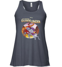 Load image into Gallery viewer, Disney The Rescuers Down Under Circle Movie Logo Women's Racerback Tank
