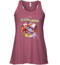 Load image into Gallery viewer, Disney The Rescuers Down Under Circle Movie Logo Women's Racerback Tank
