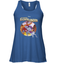 Load image into Gallery viewer, Disney The Rescuers Down Under Circle Movie Logo Women's Racerback Tank
