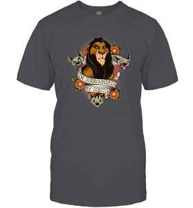 Disney Lion King Scar and Hyenas I'm Surrounded By Idiots Men's T-Shirt