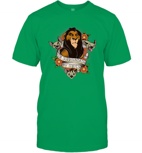 Disney Lion King Scar and Hyenas I'm Surrounded By Idiots Men's T-Shirt