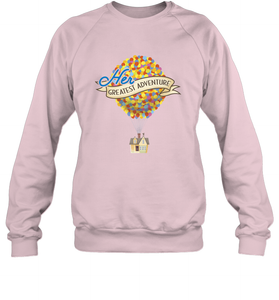 Disney Pixar Up Her Greatest Adventure House Crewneck Sweatshirt