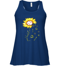 Load image into Gallery viewer, Baseball Proud Sunflower Women&#39;s Racerback Tank
