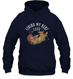 Disney Lion King Simba Living My Best Life Hooded Sweatshirt