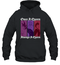 Load image into Gallery viewer, Disney Villains Once A Queen Always A Queen Hooded Sweatshirt
