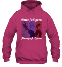 Load image into Gallery viewer, Disney Villains Once A Queen Always A Queen Hooded Sweatshirt
