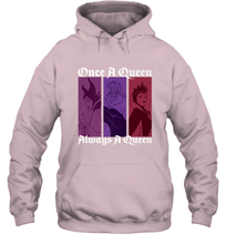 Load image into Gallery viewer, Disney Villains Once A Queen Always A Queen Hooded Sweatshirt

