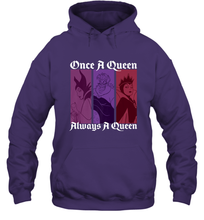 Load image into Gallery viewer, Disney Villains Once A Queen Always A Queen Hooded Sweatshirt
