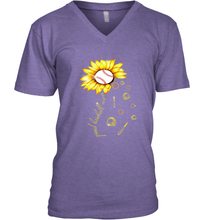 Load image into Gallery viewer, Baseball Proud Sunflower Men&#39;s V-Neck
