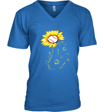 Load image into Gallery viewer, Baseball Proud Sunflower Men&#39;s V-Neck
