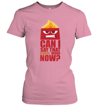 Load image into Gallery viewer, Disney Pixar Inside Out Anger Curse Quote Women&#39;s T-Shirt
