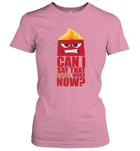 Disney Pixar Inside Out Anger Curse Quote Women's T-Shirt