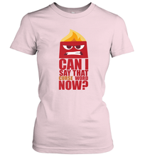 Load image into Gallery viewer, Disney Pixar Inside Out Anger Curse Quote Women&#39;s T-Shirt
