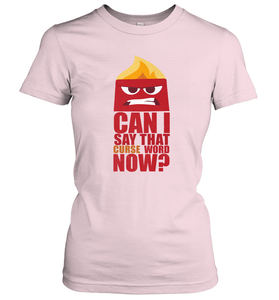 Disney Pixar Inside Out Anger Curse Quote Women's T-Shirt