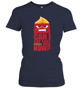 Disney Pixar Inside Out Anger Curse Quote Women's T-Shirt