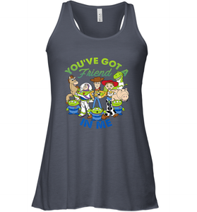 Disney Pixar Toy Story Cartoon Group Shot Women's Racerback Tank