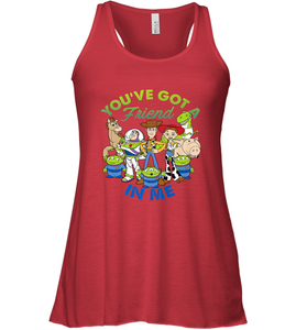 Disney Pixar Toy Story Cartoon Group Shot Women's Racerback Tank